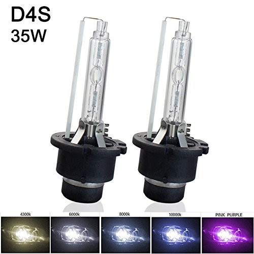 SoCal-LED 2X D4S HID Bulbs 35W AC OEM Xenon Headlight Direct Replacement Lamp 11000K Violet Blue