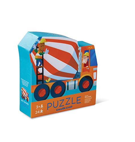 Crocodile Creek - Busy Builder - Two-Sided 24Piece Jigsaw Puzzle for Kids Ages 3 & Up