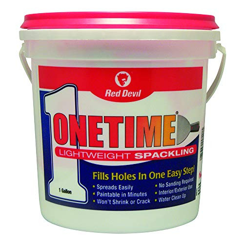 Red Devil 0541 Onetime Lightweight Spackling, 1 Gallon, White