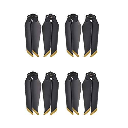 Tineer Low-Noise Propellers Quick Release Folding Propellers Blades for DJI Mavic 2 Zoom/Pro Drone Accessory (Gold 2sets)