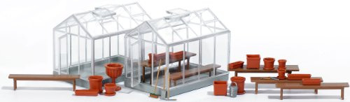Busch 1400 Greenhouses 2/ HO Structure Scale Model Structure