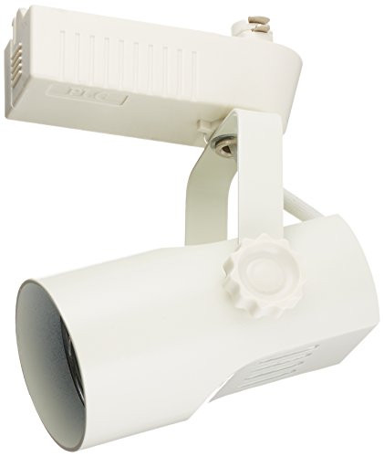 PLC Lighting TR618 WH Track Lighting 1 Light Projecta Collection, White Finish