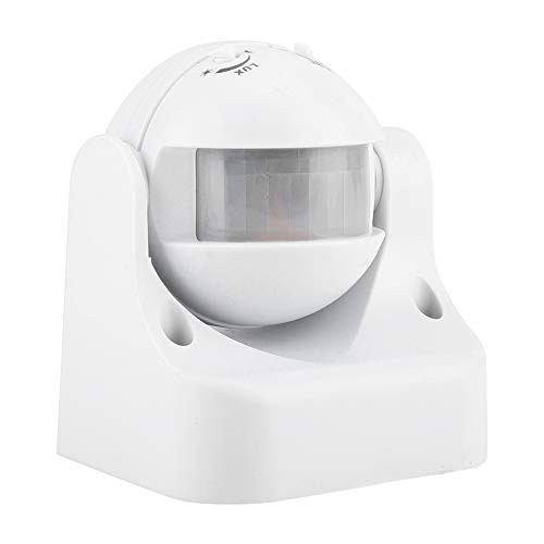 Sensor Switch, 10A Angle Adjustable High Sensitivity Automatic Infrared Sensor Switch Motion Sensor Detector Light Switch for Corridors, Toilets, Stairways, Garages