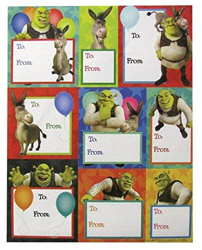 DreamWorks Shrek Shrek Sticker Sheets 81 Stickers!