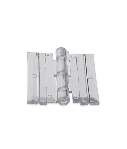 Source One 10 Pack Clear Acrylic Plexiglass Lucite Hinge