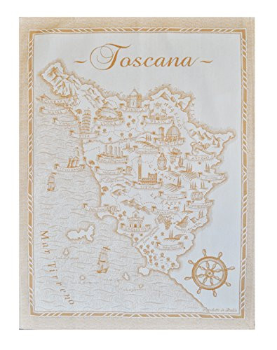 Abbiamo Tutto Tuscany Collection Kitchen Towel, Yellow