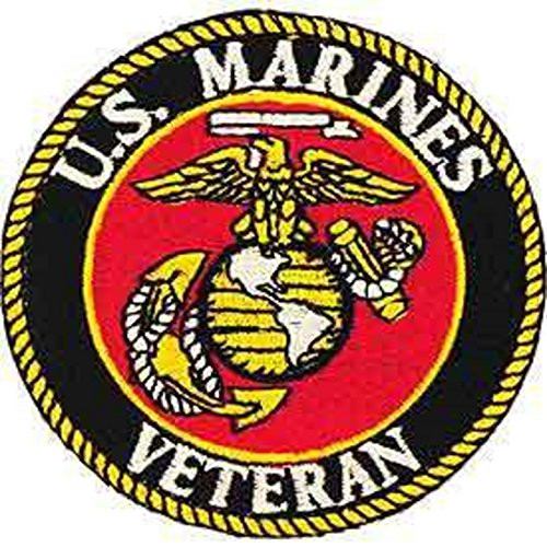 EagleEmblems PM0940 Patch-USMC Logo,Veteran (3'')