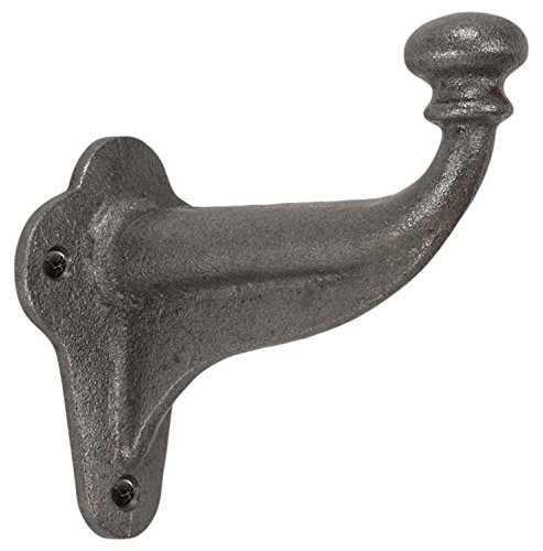 Abbott Collection Cast Iron Industrial Wall Hook (Large)