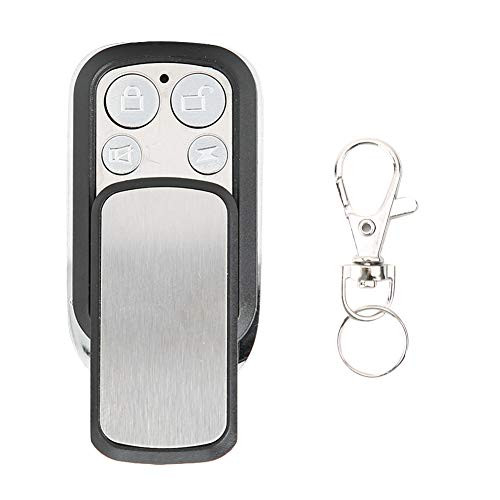 Zopsc Wireless Cloning Remote Control Key Fob Adjustable Frequency Slide Fixed Code 4 Button Remote Control, Suitable for Car, Garage/Gate Doors, Alarm Systems, etc(315/330/433MHz)