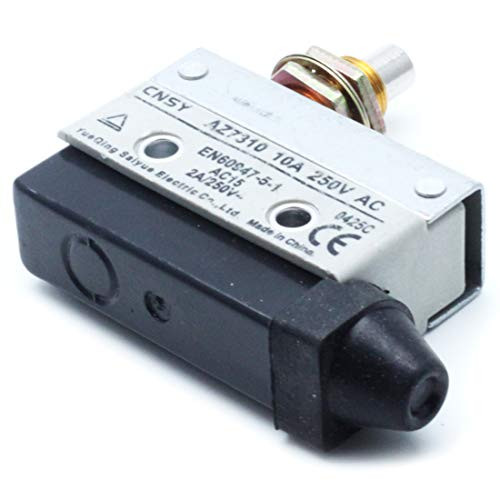 Mecion 2Pcs SPDT Push Plunger Momentary Micro Limit Switch AZ7310 AC 250V 10A