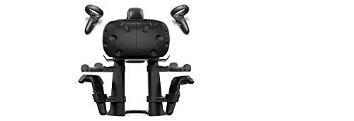 Delamu VR Stand, Virtual Reality Headset and Controllers Holder, VR Headset and Controllers Display Stand Compatible with Oculus Go/Rift/Quest, HTC Vive, Google Daydream, Samsung VR