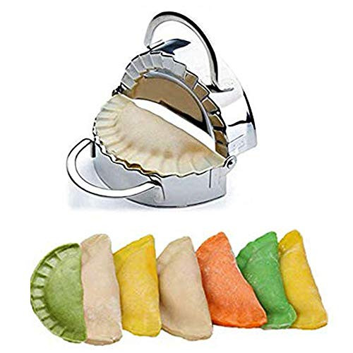 Large Dumpling Maker - Dumpling Press/Stainless Steel Empanada Press/Pie Ravioli Dumpling Wrappers Mold Kitchen Accessories