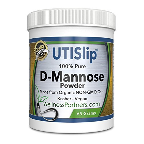Now new UTI-Slip D Mannose Non GMO Organic Source Powder 65g jar