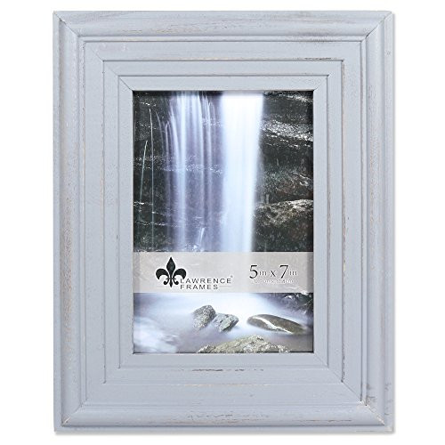 Lawrence Frames 5x7 Austin Weathered Gray Wood Picture Frame