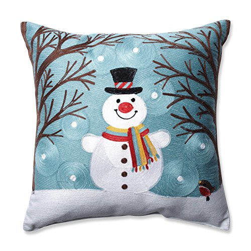 Pillow Perfect Winter Wonderland Frost Throw Pillow, 16.5"
