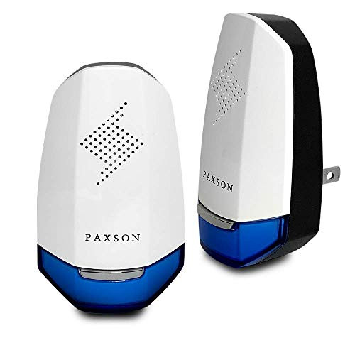 Paxson Premium Ultrasonic Pest Repeller Plug in Pest Reject (2 Pack) - Electric Pest Control to Repel Bed Bugs, Cockroach, Rat, Waterbug, Spider, Ant, and Flea (White & Blue)
