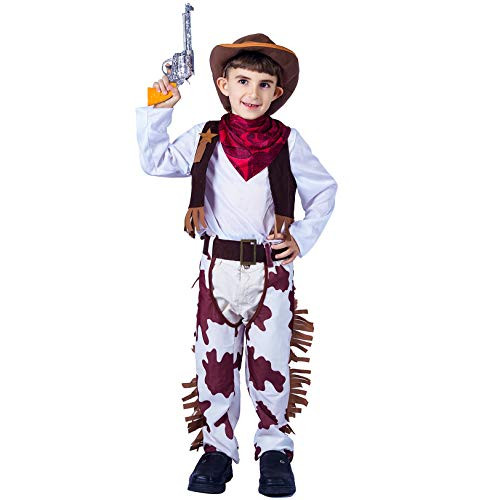PGOND Kids Cowboy Fancy Suit Costume (4-6)