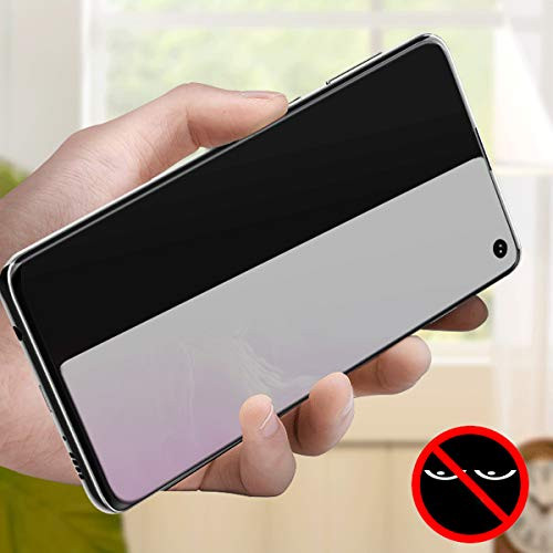 Galaxy S10 Privacy Screen Protector,S10 Premium 3D Curved High Definition Anti-Scratch Anti-Fingerprint 9H Hardness Tempered Glass Film Anti Spy Screen Protector (1PC/S10)