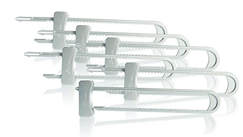 Dreambaby Cabinet Sliding Lock, Silver, 6 Pack