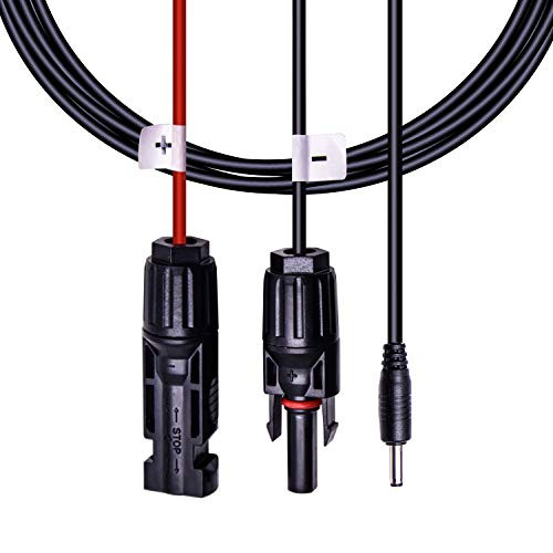 Webetop MC4 Connector Cables Solar Panel Adapter to DC 3.5 x 1.35mm All Power Solar Panel Recharged Portable Solar Generator Inverter