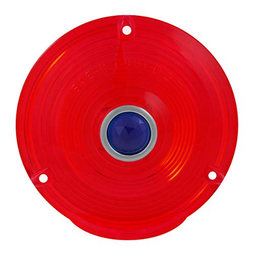 GG Grand General 80377 Light (Red Lens with Cr Rim and Blue Dot for 4" Combination)