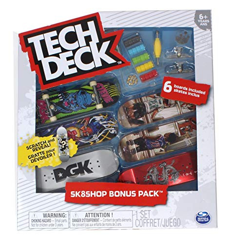 Mini Fingerboards DGK Skateboards Sk8shop Bonus Pack with 6 Decks