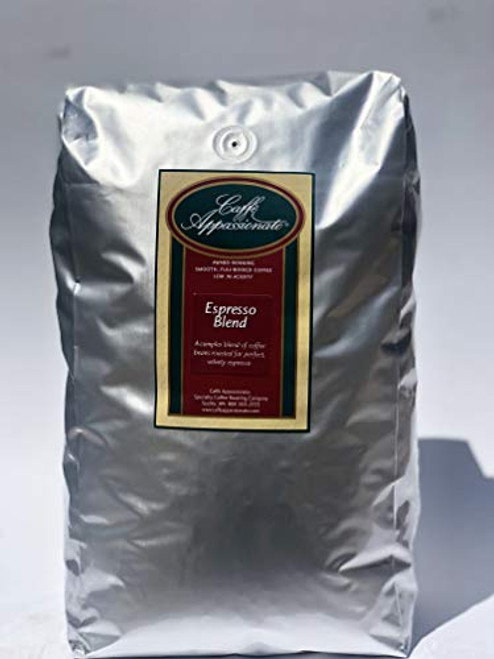 Caffe Appassionato Espresso Roast Whole Bean Coffee, 5-Pound Bags Caffe Appassionato Espresso Roast Whole Bean Coffee, 5-Pound Bags