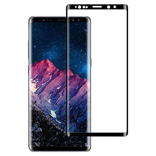 Dopoo Galaxy Note 9 Screen Protector Tempered Glass Screen Saver 3D Curved HD Ultra Clear 9H Hardness Full Coverage Film [Anti-Scratch][Anti-Bubble]