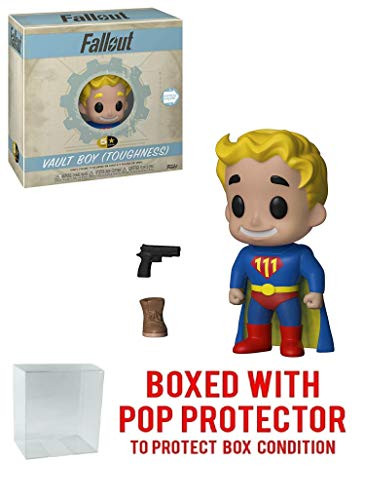 5 Star! Games: Fallout Vault Boy Toughness Vinyl Figure (Bundled with Pop Protector)