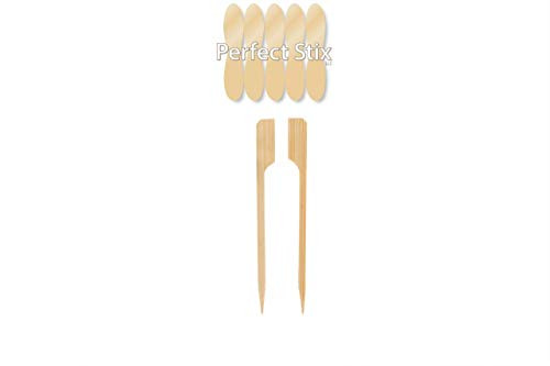 Perfect Stix Paddle Pick 3.5-200 3.5" Bamboo Paddle Pick Skewers (Pack of 200)