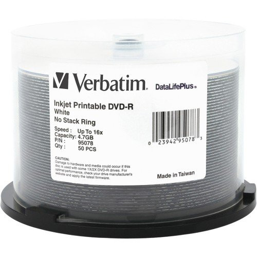 Verbatim 2F93884 DataLifePlus 16x DVD-R Media