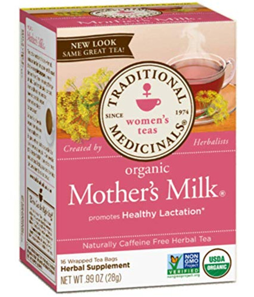 Traditional Medicinals Organic Mother'S Milk Herbal Wrapped Tea Bags - 16 ct - 2 pk