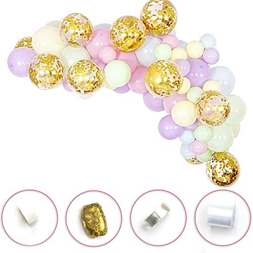 Shimmer & Confetti 80 Pack Pastel Unicorn Balloon Arch Kit | Rainbow Balloon Arch Kit | Mermaid Unicorn Party Kit | Pastel Balloons Garland Kit | Organic Balloon Decor Shimmer & Confetti 80 Pack Pastel Unicorn Balloon Arch Kit | Rainbow Balloon Arch Kit | Mermaid Unicorn Party Kit | Pastel Balloons Garland Kit | Organic Balloon Decor