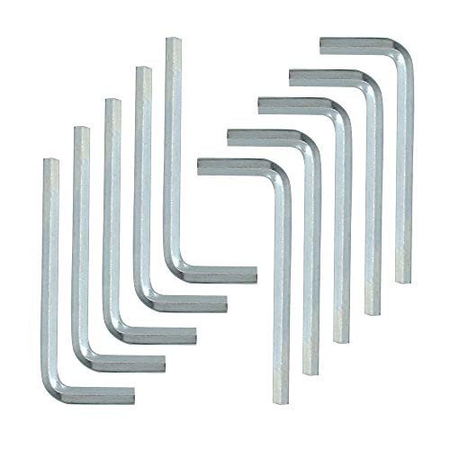 HONJIE 5mm Hex Key Wrench L Shaped Hexagon Head Repairing Tool 10pcs