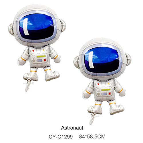 Adorable Astronaut Foil Party Balloons Happy Birthday Balloons (2) Adorable Astronaut Foil Party Balloons Happy Birthday Balloons (2)