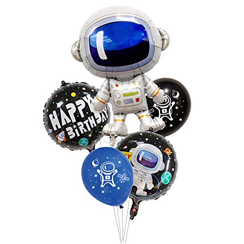 Adorable Astronaut Foil Party Balloons Happy Birthday Balloons (5) Adorable Astronaut Foil Party Balloons Happy Birthday Balloons (5)