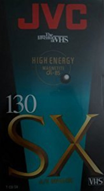 JVC High Performance T-130 SX Blank VHS Tape 3-Pack