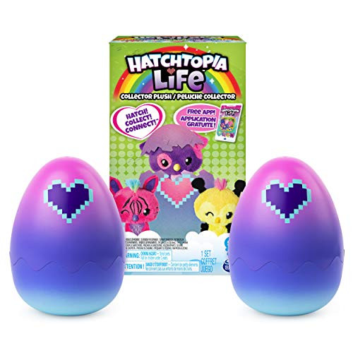 Hatchimals Hatchtopia Life 2 Pack, 2" Tall Plush with Interactive Game, for Ages 5 & Up (Styles May Vary)