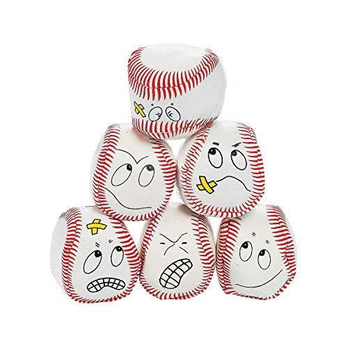 Fun Express - Vinyl Baseball Kick Balls - Toys - Balls - Kick Balls - 12 Pieces