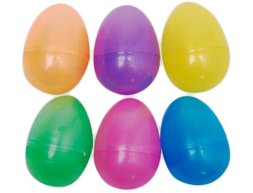Iridescent Plastic Easter Eggs (12) Party Supplies by Fun Express Iridescent Plastic Easter Eggs (12) Party Supplies by Fun Express