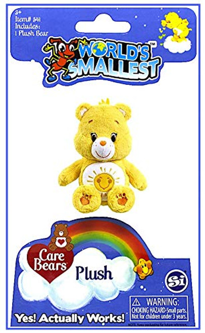 Worlds Smallest Care Bear Funshine Bear Plush 3" Worlds Smallest Care Bear Funshine Bear Plush 3"