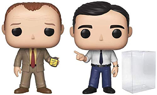 Funko TV: The Office - Toby vs Michael 2 Pack Pop! Vinyl Figure (Includes Compatible Pop Box Protector Case)