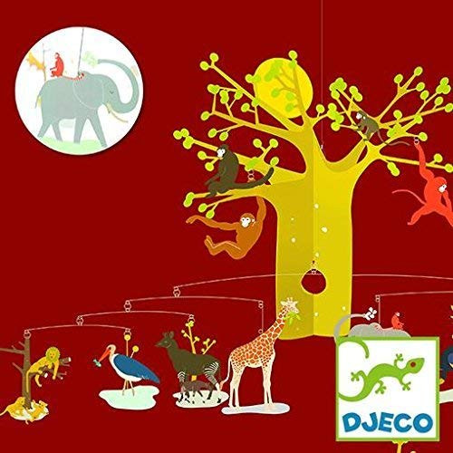 DJECO Enchanting Hanging Mobile, African Savannah