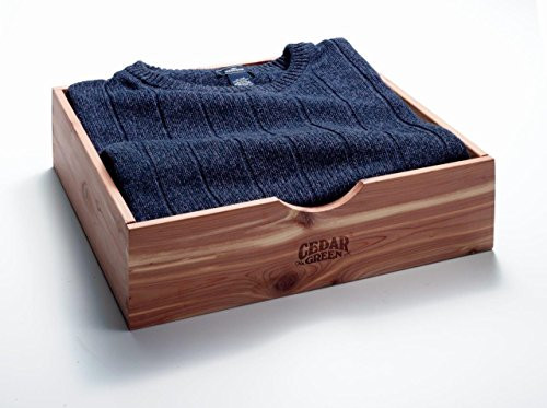 Cedar Green E602 Aromatic Red Cedar Sweater Box, Brown