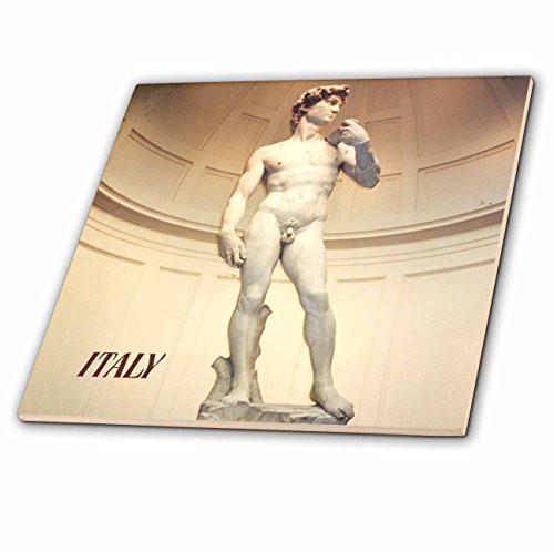 3dRose ct_28346_2 Michaelangelo S David-Ceramic Tile, 6-Inch