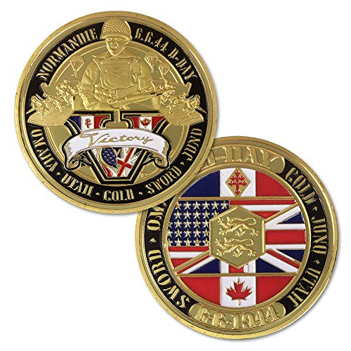 U.S. Army World War II Challenge Coin WWII Commemorate Victory of Great War II Soldier Veteran Gift