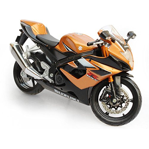 1:12 Maisto Suzuki GSX-R1000 Diecast Motorcycle Bike Model Toy New in Box Black Gold Color