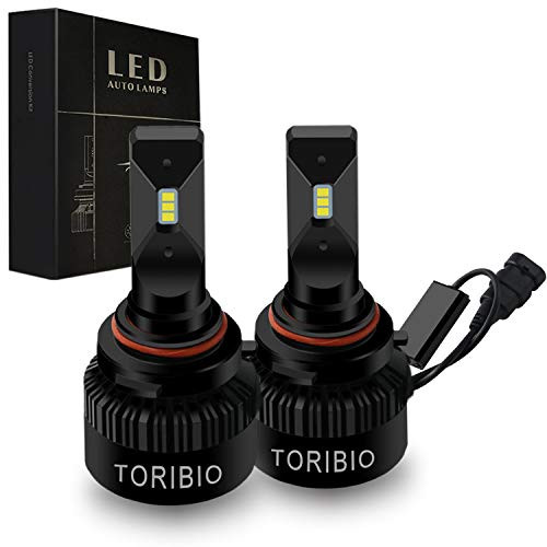 9005/HB3 LED Headlight Bulbs Conversion Kit,TORIBIO 9005 HB3 44W 8000 Lumen 6000K PHILIPS ZES Chips White Super Bright Car and Truck Fog Light Beam DC9-32V(Pack of 2)