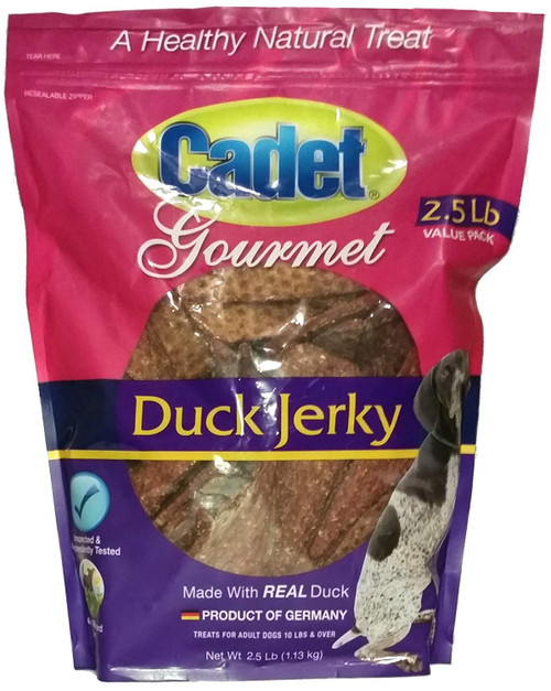 Cadet Gourmet Pet Treats Duck Jerky, 2.5 LB