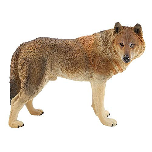 Wolf Figurine Toy, Simulation Wildlife Animal Model Toy Zoo Animals Model Action Figures Playsets for Kids Education Collectibles Gift Home Decor(2#)